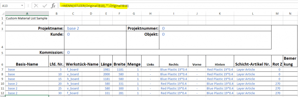 Materialliste anpassen - Bild 04